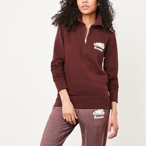 Roots original zip polo